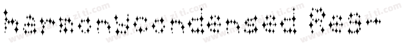 harmonycondensed Reg字体转换